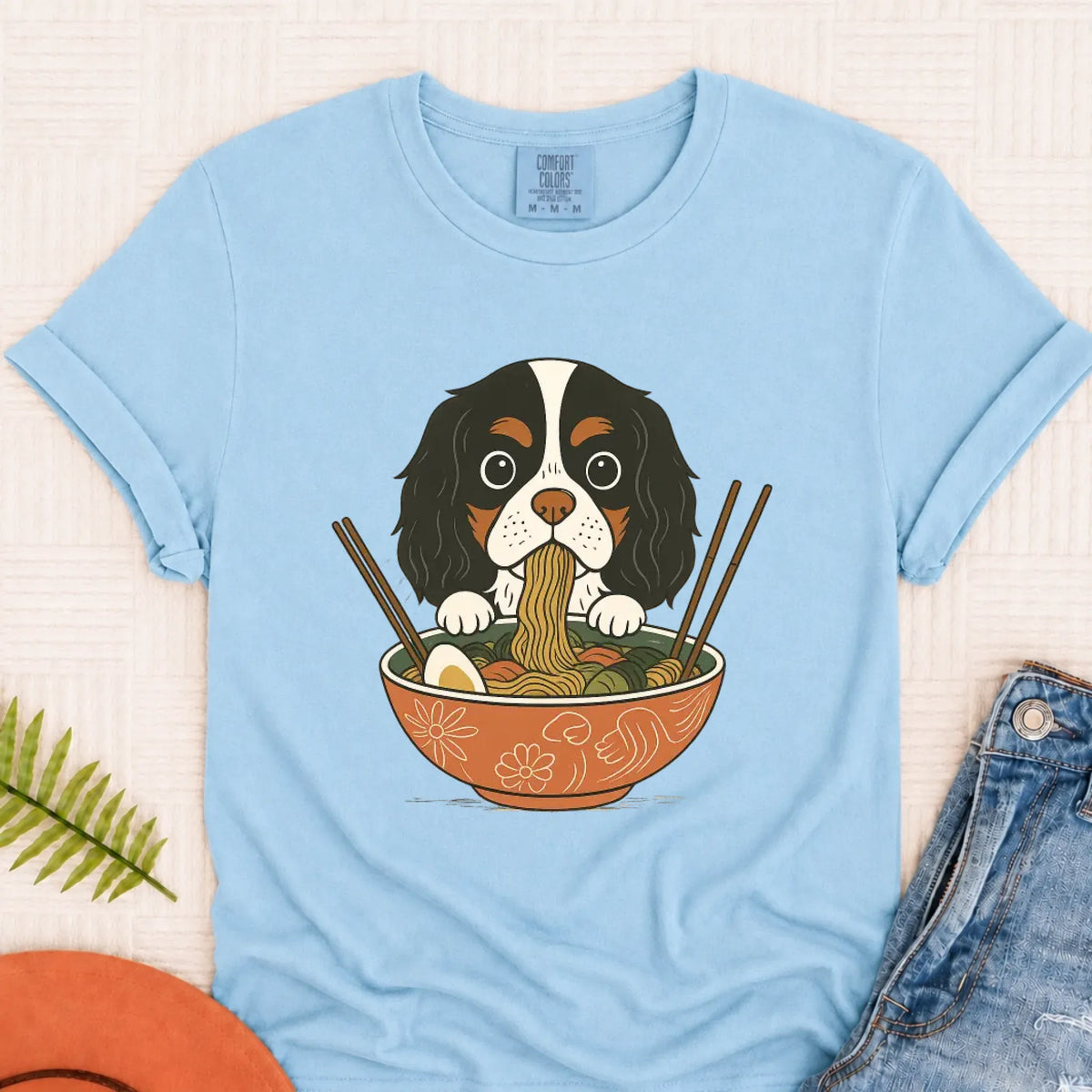 Custom Cavalier Ramen Noodles Unisex TShirt - T-Shirt - Good Girl John