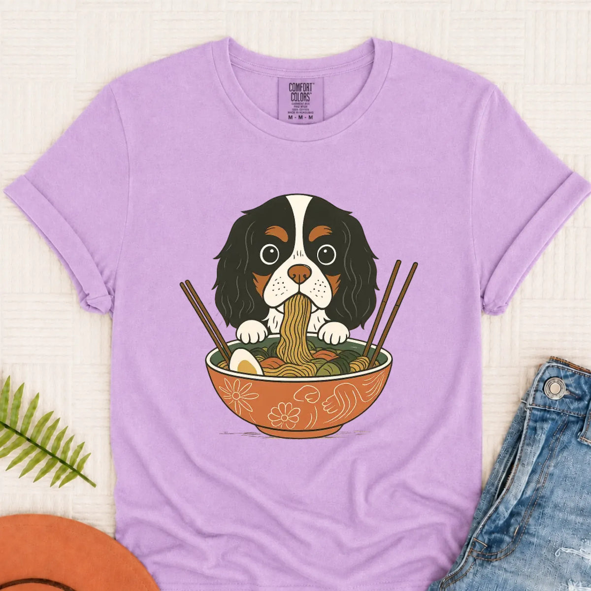 Custom Cavalier Ramen Noodles Unisex TShirt - T-Shirt - Good Girl John