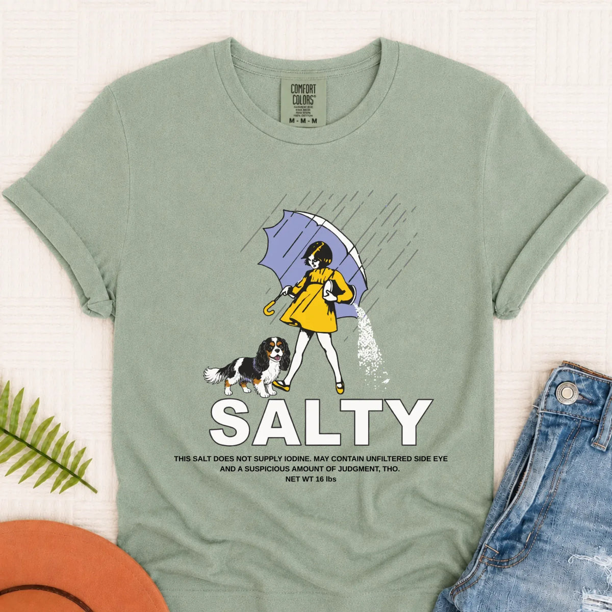 Custom Cavalier Salty Funny Unisex TShirt Bay