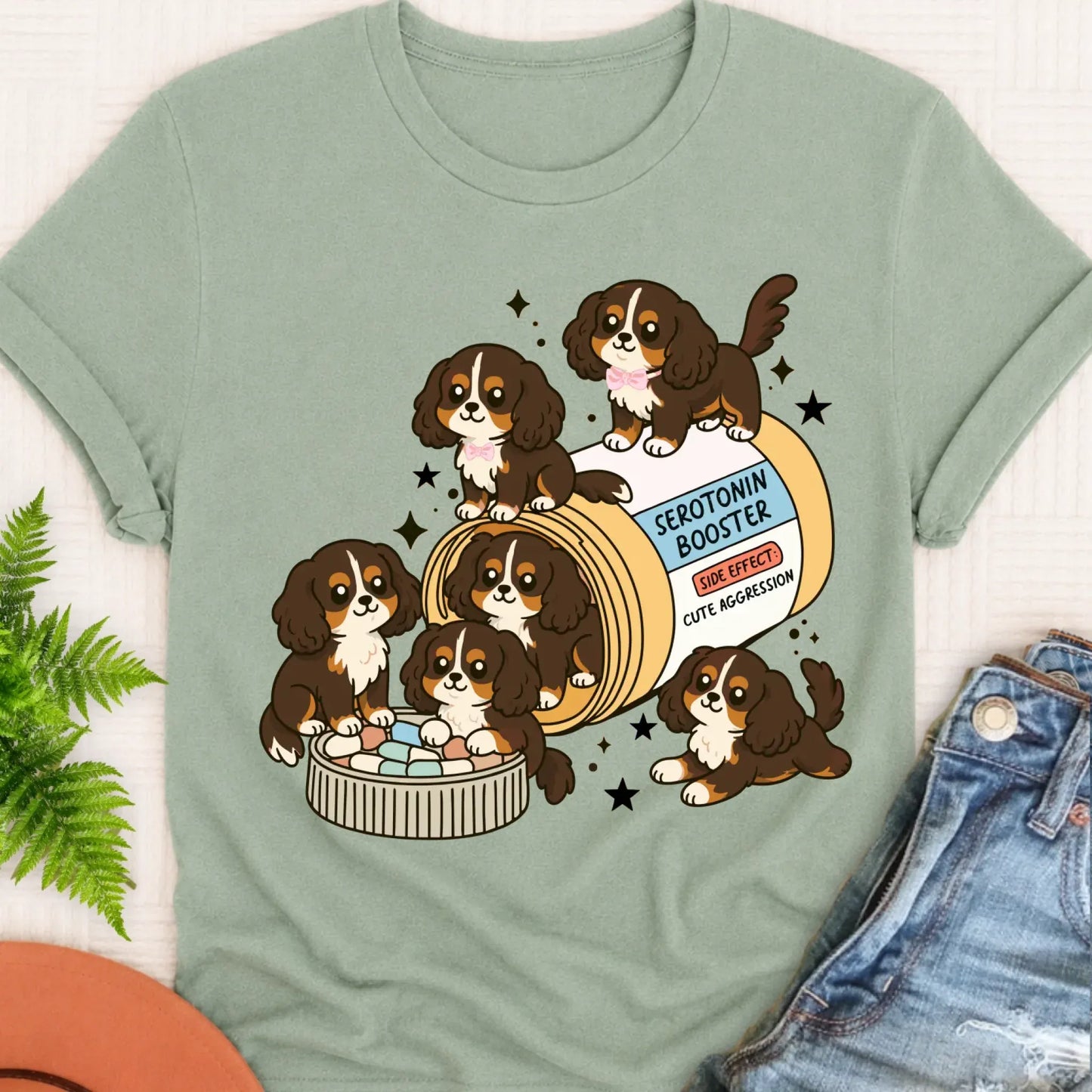 T-Shirt Bay / S Custom Cavalier Serotonin Unisex Tee