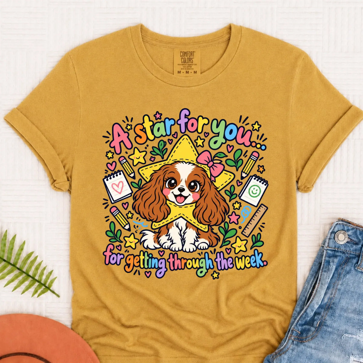 Custom Cavalier Star School Teacher Unisex Tshirt - T-Shirt - Good Girl John