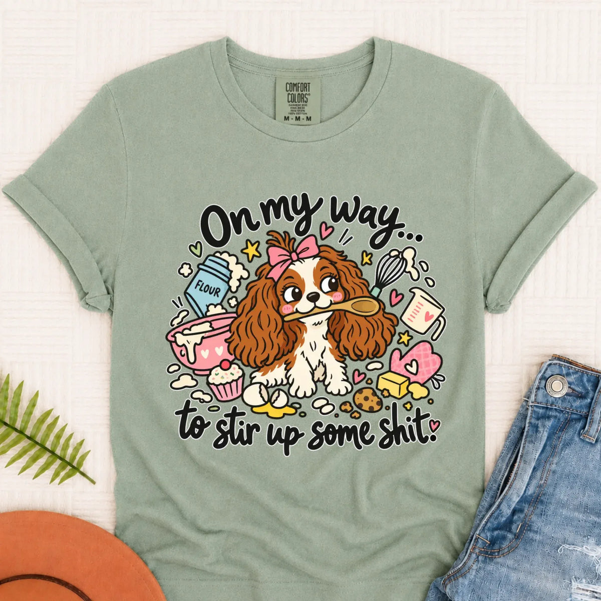 Custom Cavalier Stir Up Stuff Unisex Tshirt Bay