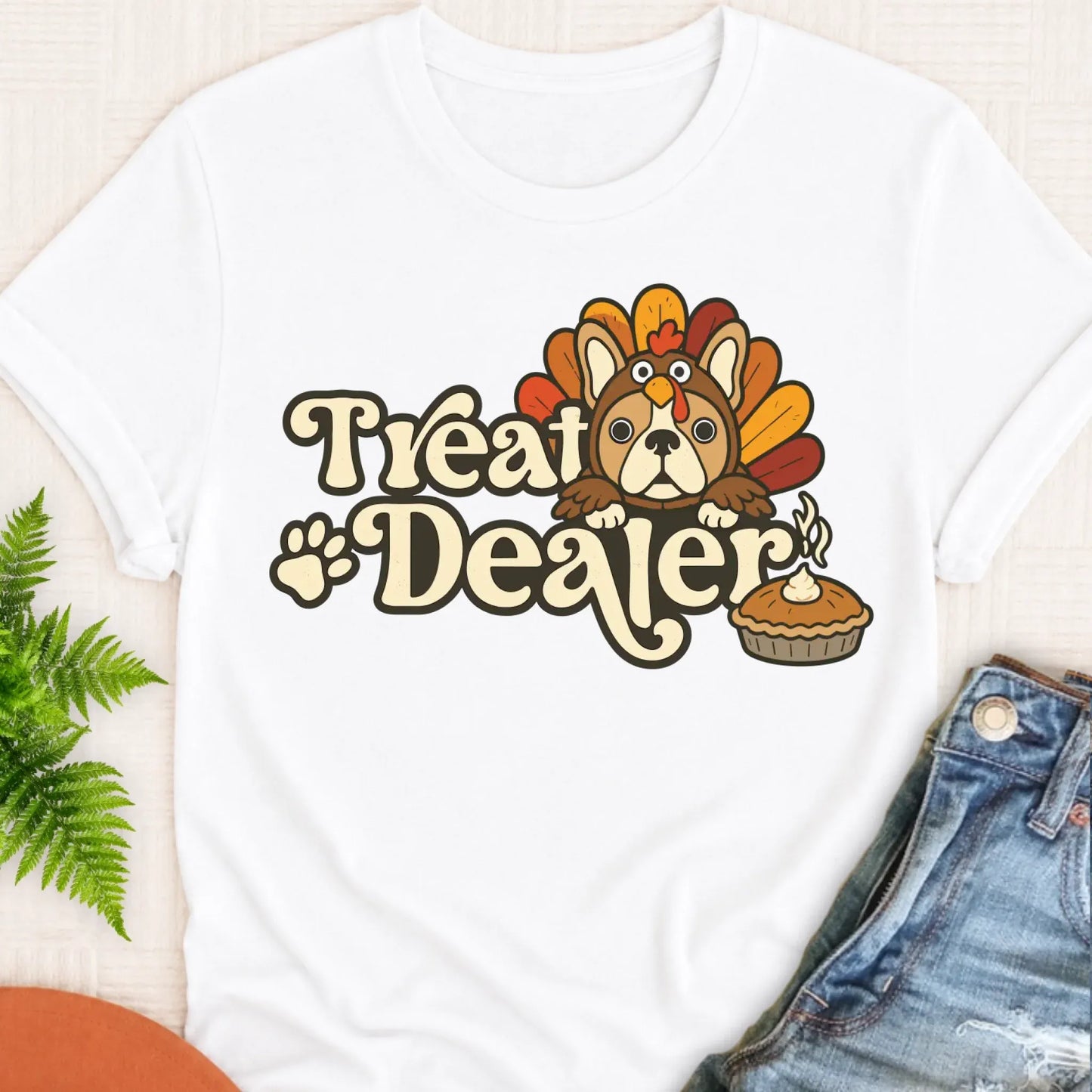 T-Shirt White / S Custom Cavalier Thanksgiving Treat Dealer Unisex TShirt