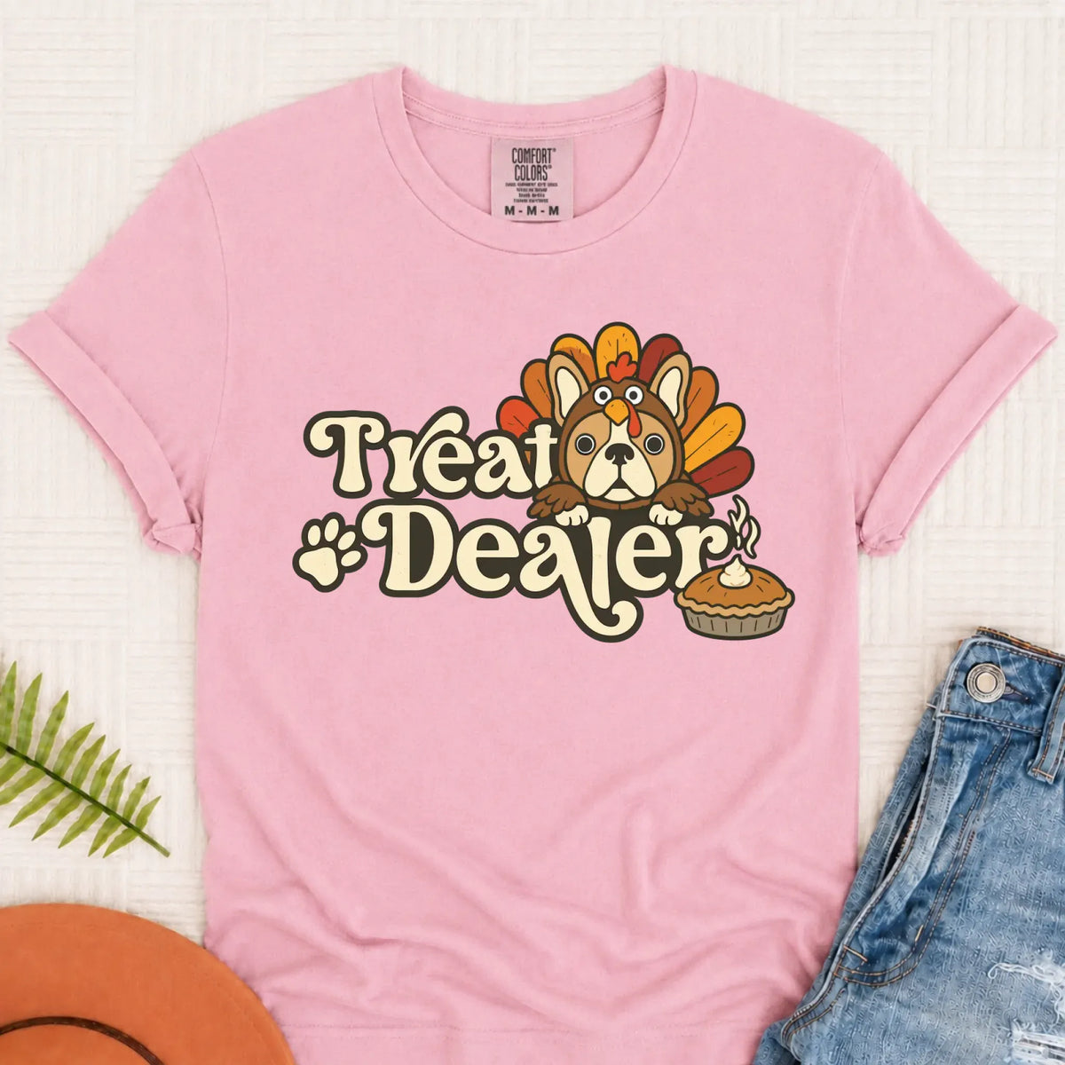 Custom Cavalier Thanksgiving Treat Dealer Unisex TShirt Blossom