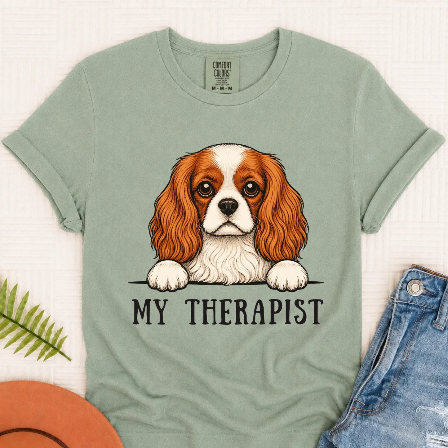 T-Shirt Bay / S Custom Cavalier Therapist Unisex TShirt