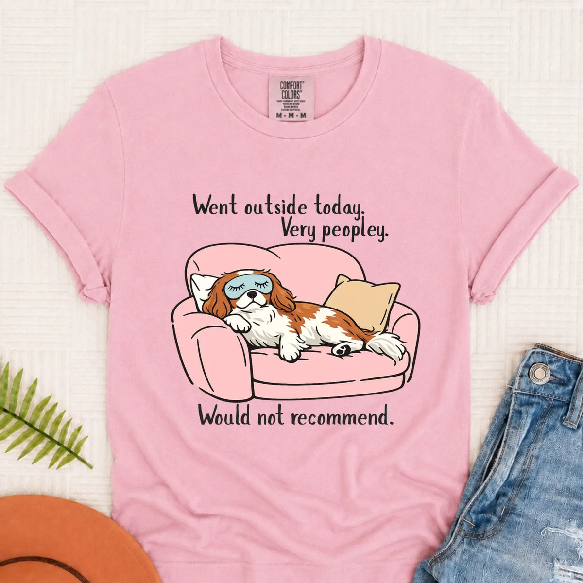 Custom Cavalier Too Peopley Unisex TShirt Blossom