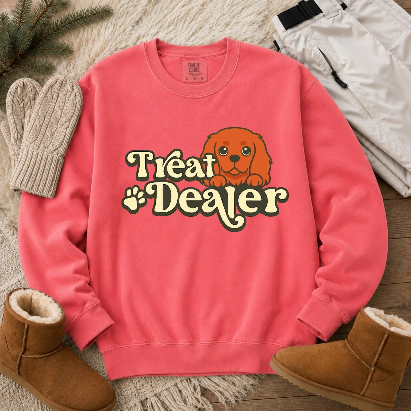 Sweatshirt Watermelon / S Custom Cavalier Treat Dealer Unisex Sweatshirt