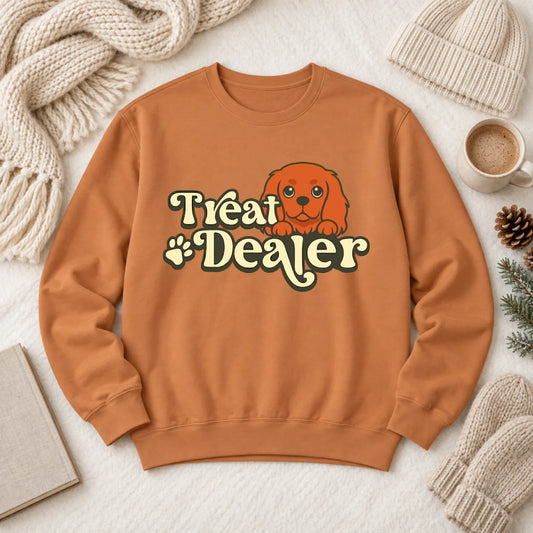 Custom Cavalier Treat Dealer Unisex Sweatshirt Yam