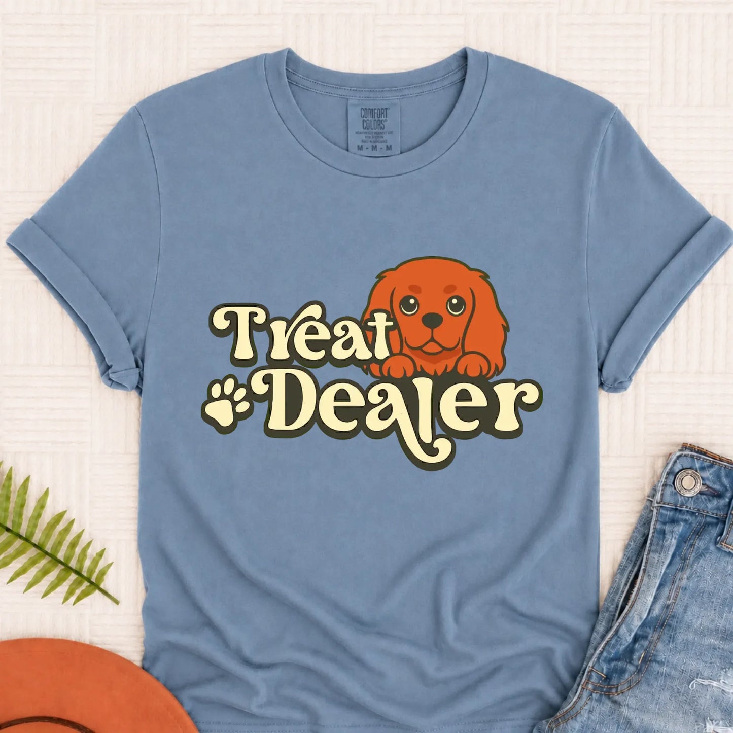 T-Shirt Blue Jean / S Custom Cavalier Treat Dealer Unisex TShirt