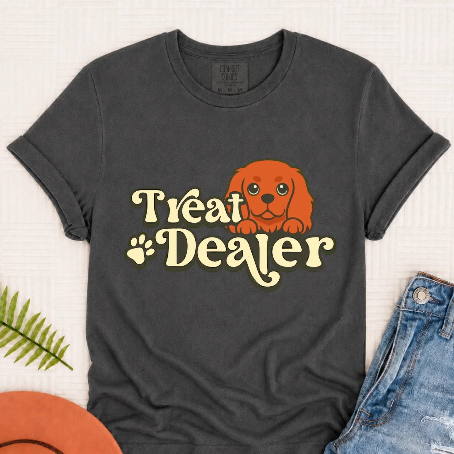 T-Shirt Pepper / S Custom Cavalier Treat Dealer Unisex TShirt