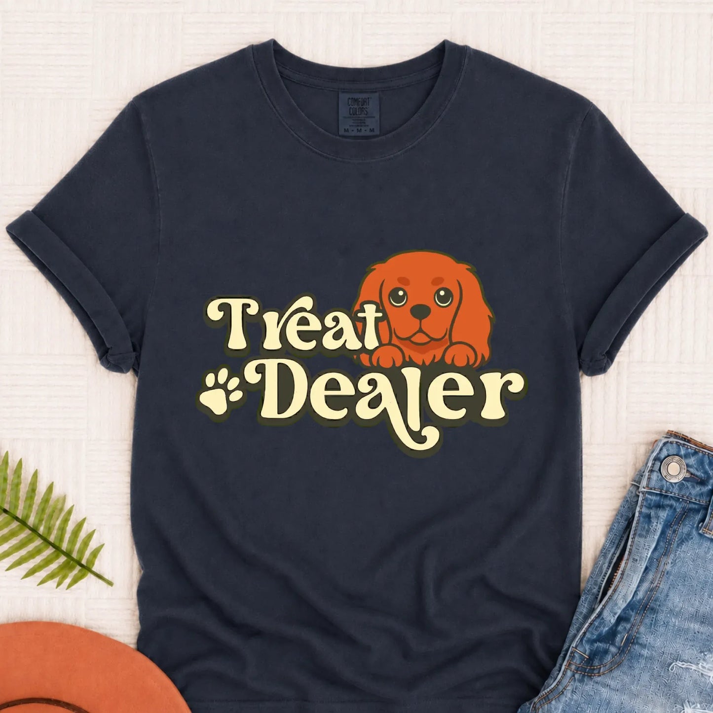 T-Shirt Navy / S Custom Cavalier Treat Dealer Unisex TShirt