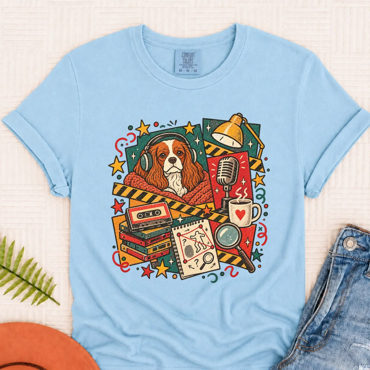 Customizer Monster Light 1717 / Chambray / S Custom Cavalier True Crime Podcast Unisex Tshirt