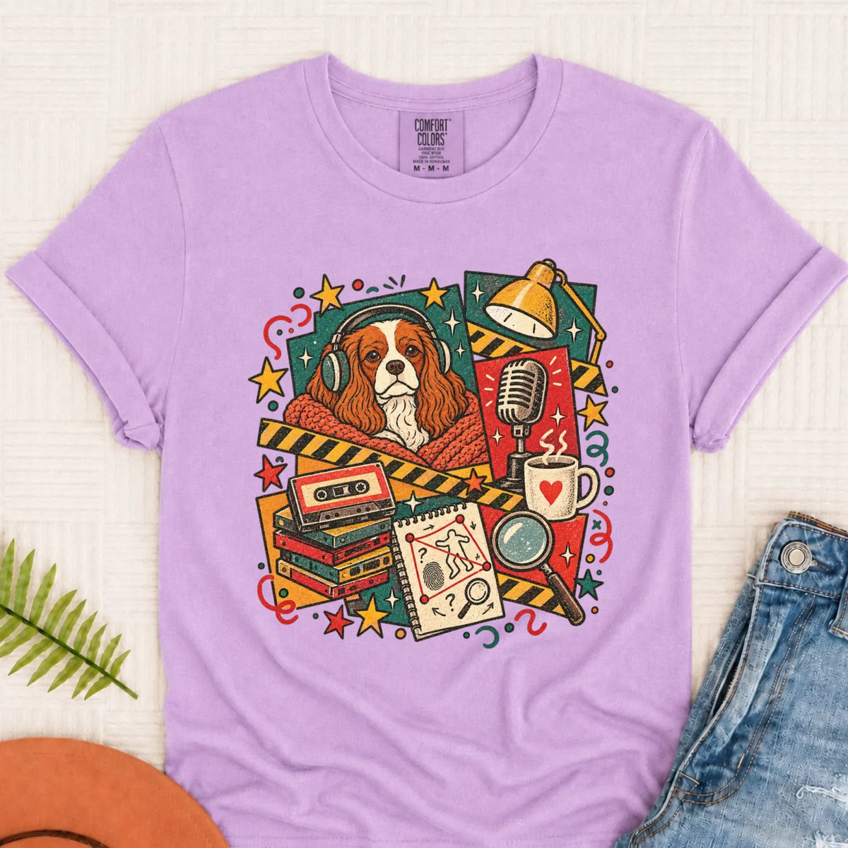 Customizer Monster Light 1717 / Orchid / S Custom Cavalier True Crime Podcast Unisex Tshirt