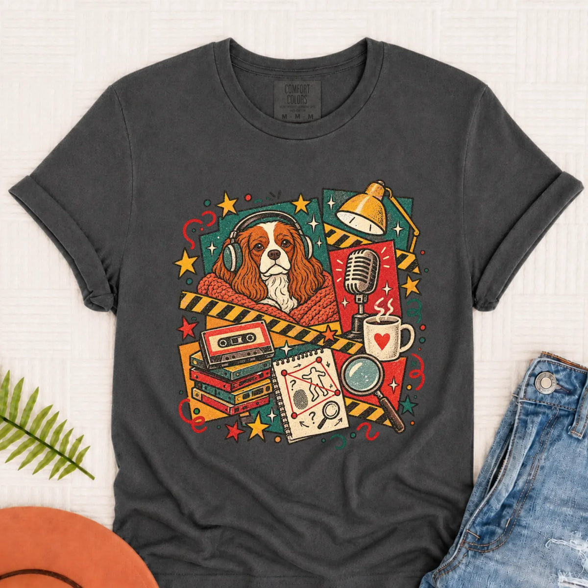 Customizer Monster Dark 1717 / Pepper / S Custom Cavalier True Crime Podcast Unisex Tshirt