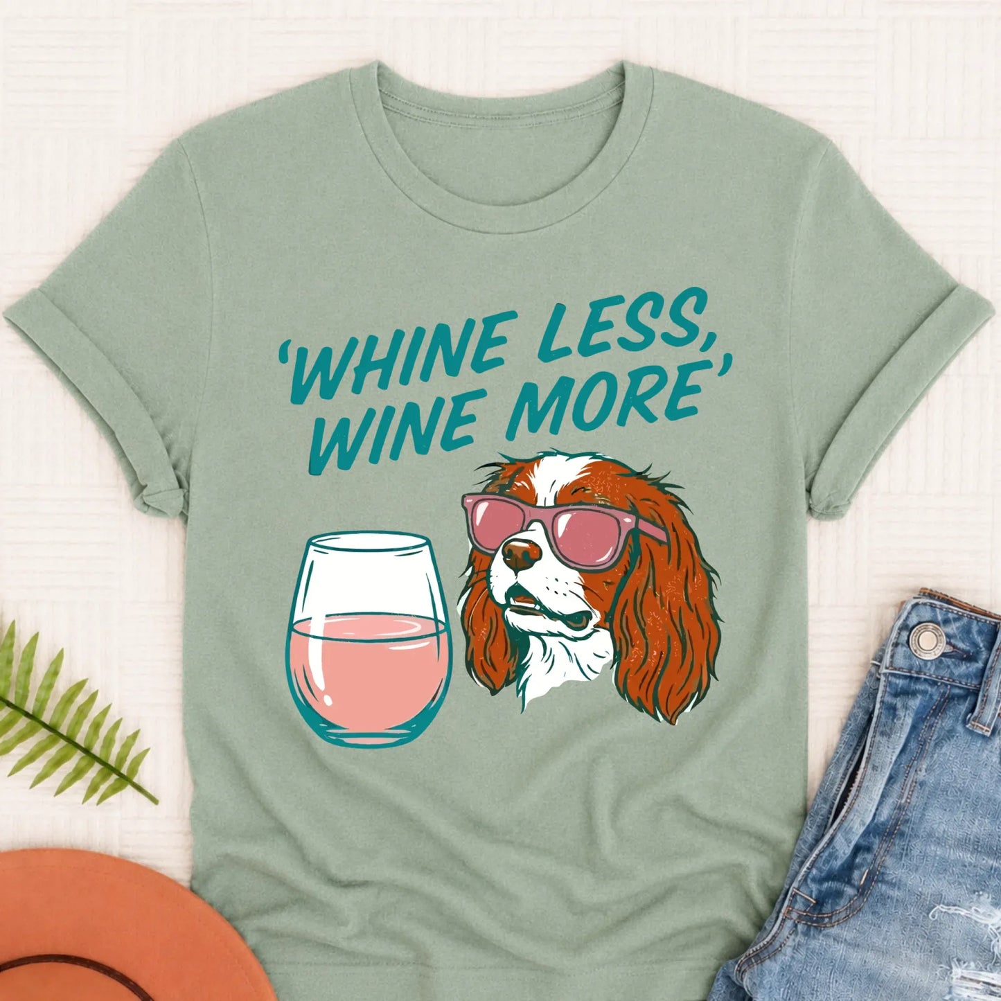 Custom Cavalier Wine More Drinking Unisex Tshirt Bay