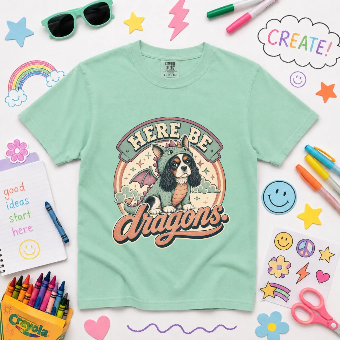 T-Shirt Island Reef / XS Custom Cavalier YOUTH Dragons Unisex TShirt