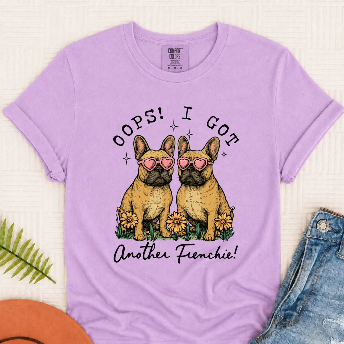Custom Frenchie Bulldog Oops Funny Unisex TShirt - T-Shirt - Good Girl John