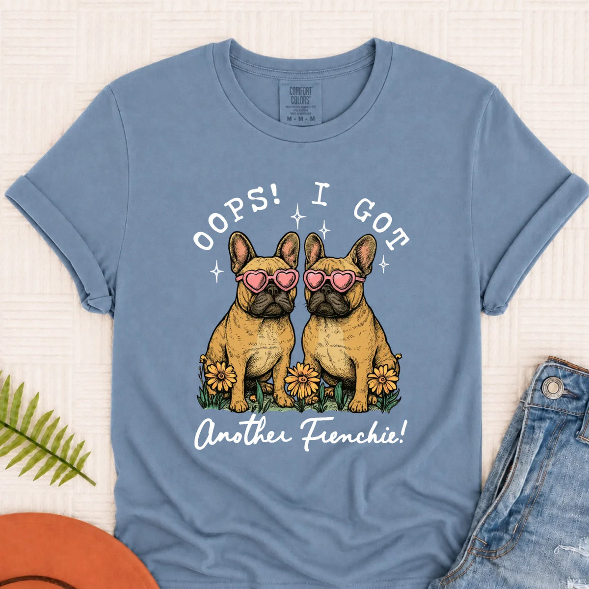 Custom Frenchie Bulldog Oops Funny Unisex TShirt - T-Shirt - Good Girl John