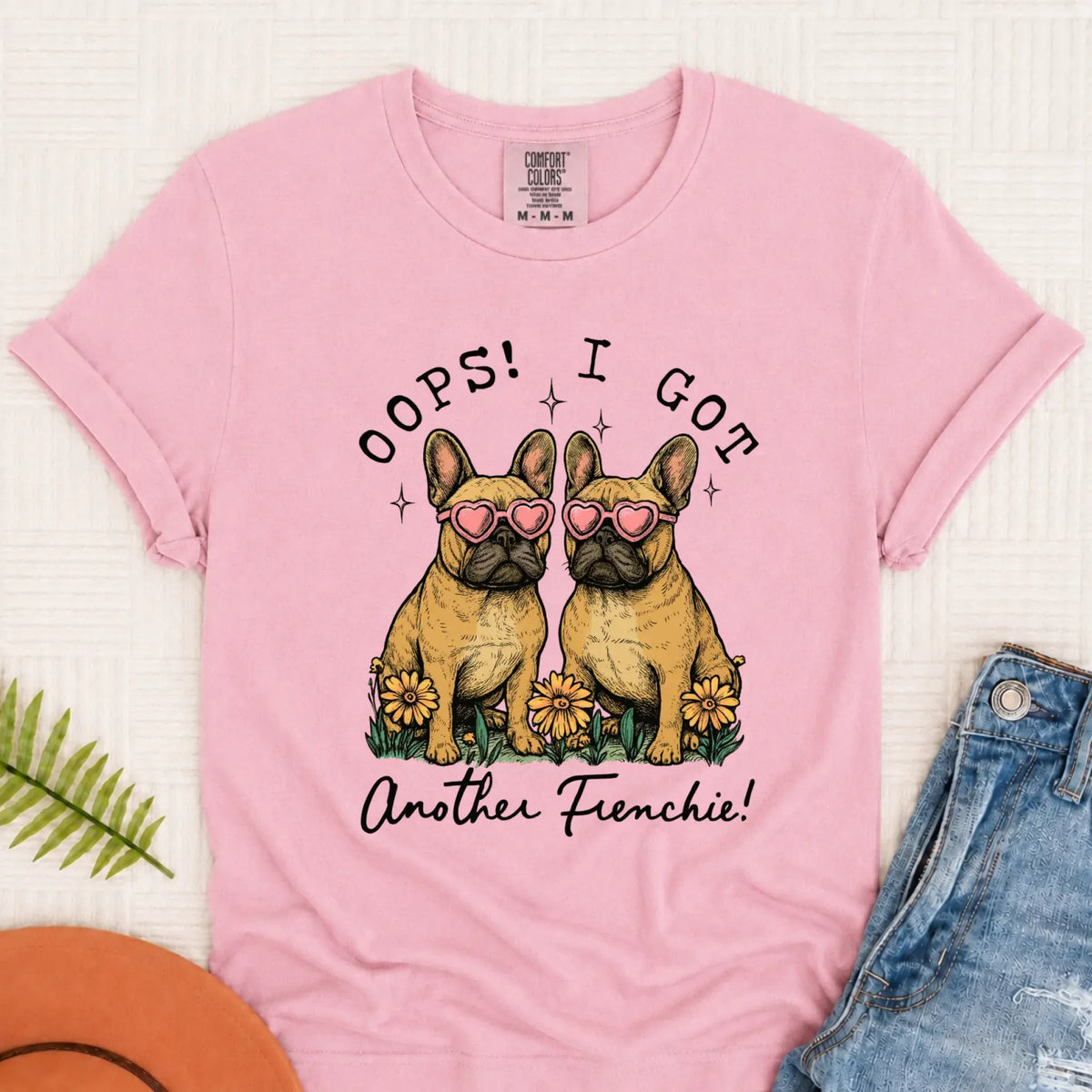 Custom Frenchie Bulldog Oops Funny Unisex TShirt - T-Shirt - Good Girl John