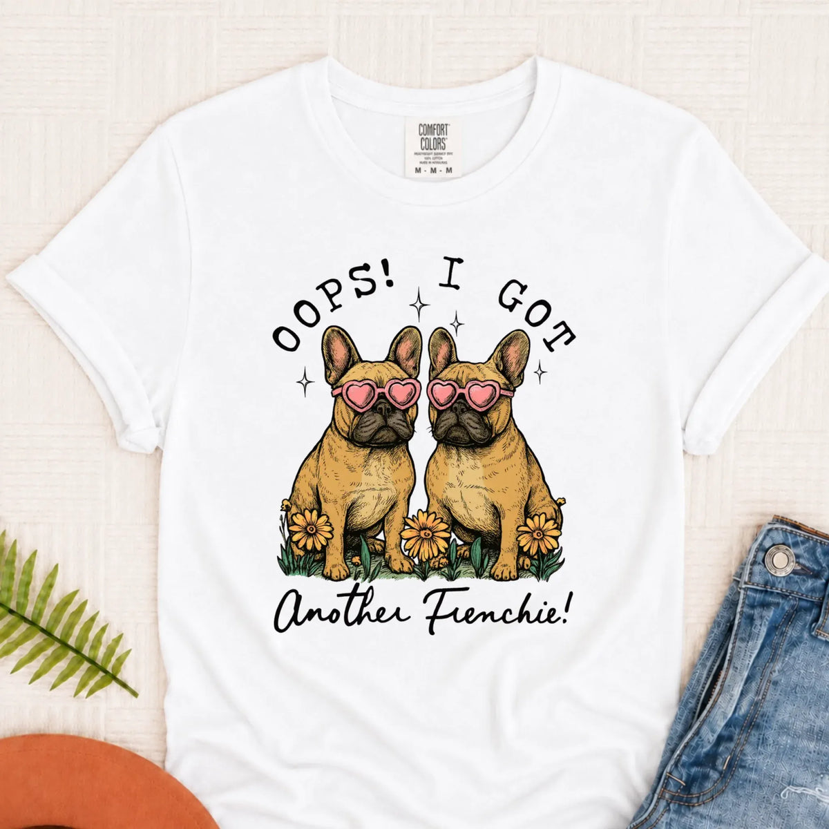 Custom Frenchie Bulldog Oops Funny Unisex TShirt - T-Shirt - Good Girl John