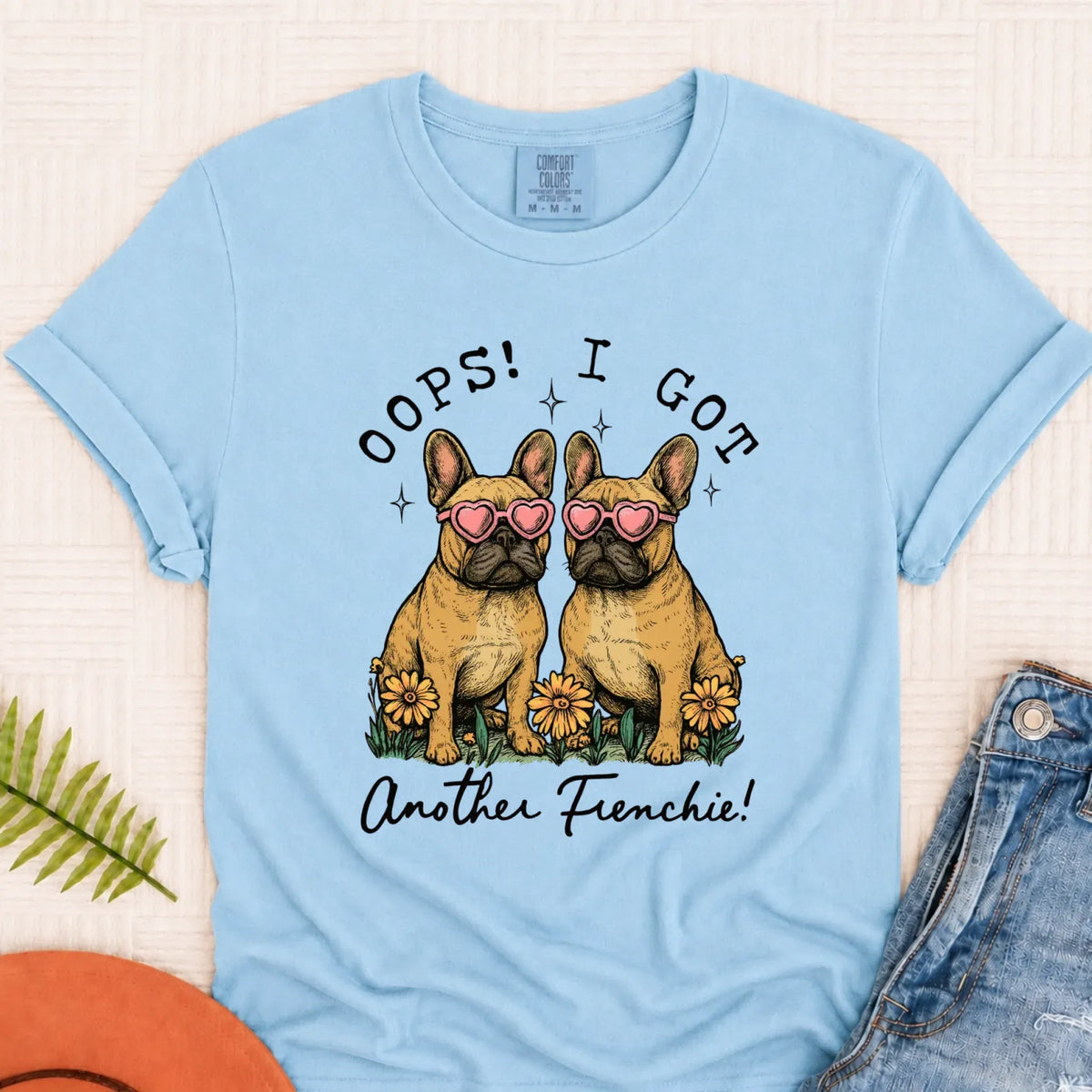 Custom Frenchie Bulldog Oops Funny Unisex TShirt - T-Shirt - Good Girl John