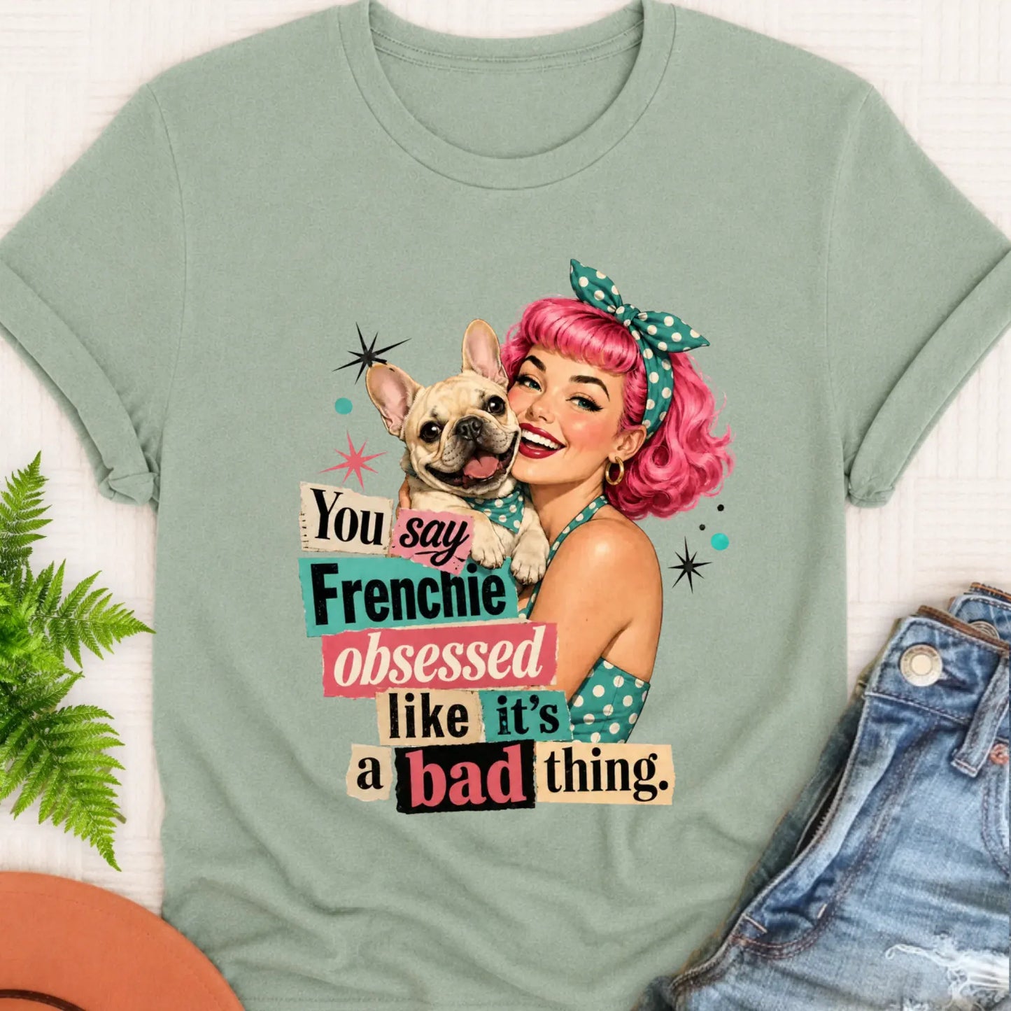 T-Shirt Bay / S Custom Frenchie Bulldog Snarky Unisex TShirt