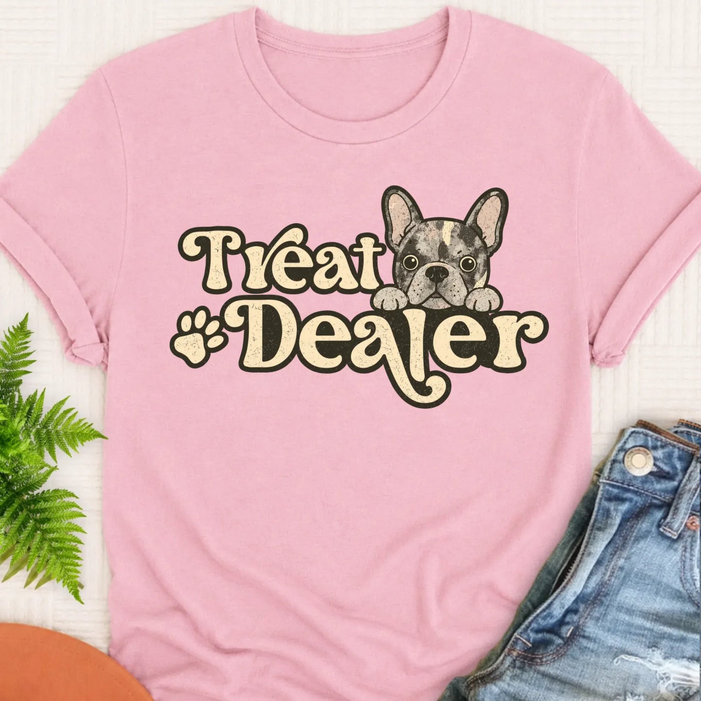 Youth Tshirt Blossom / S Custom Frenchie Bulldog Treat Dealer Unisex TShirt