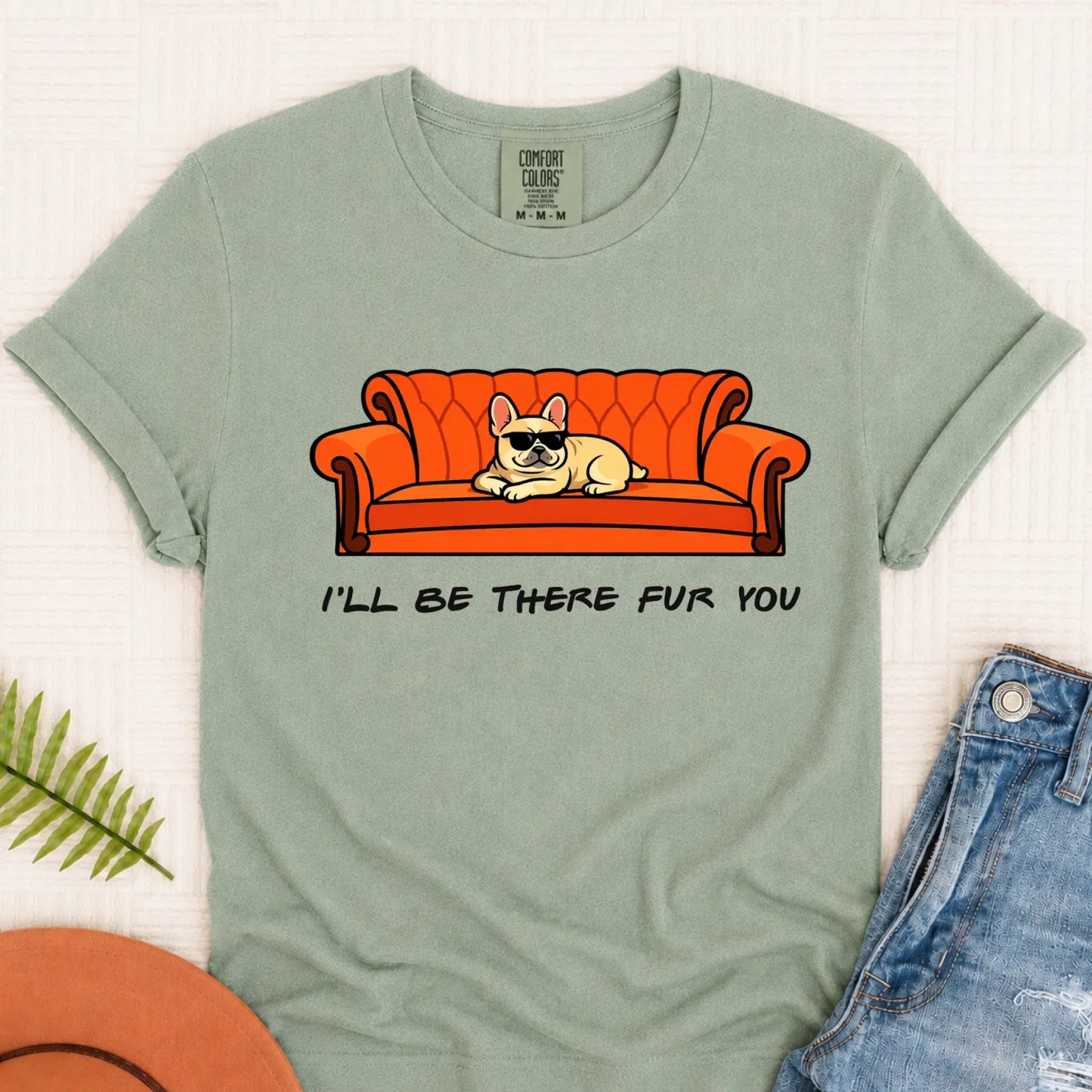Custom Frenchie Friends There Fur You Unisex TShirt Bay