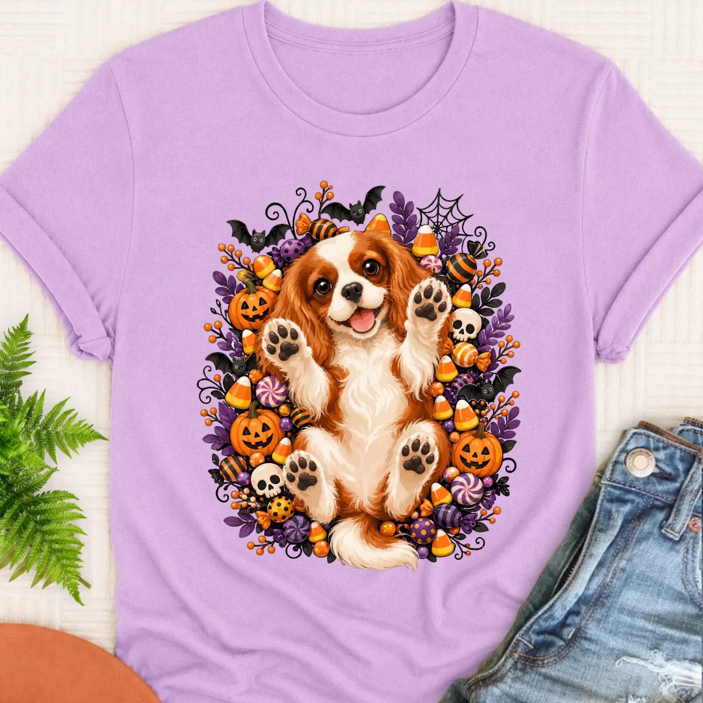 T-Shirt Orchid / S Custom Halloween Belly Rubs Unisex Tshirt