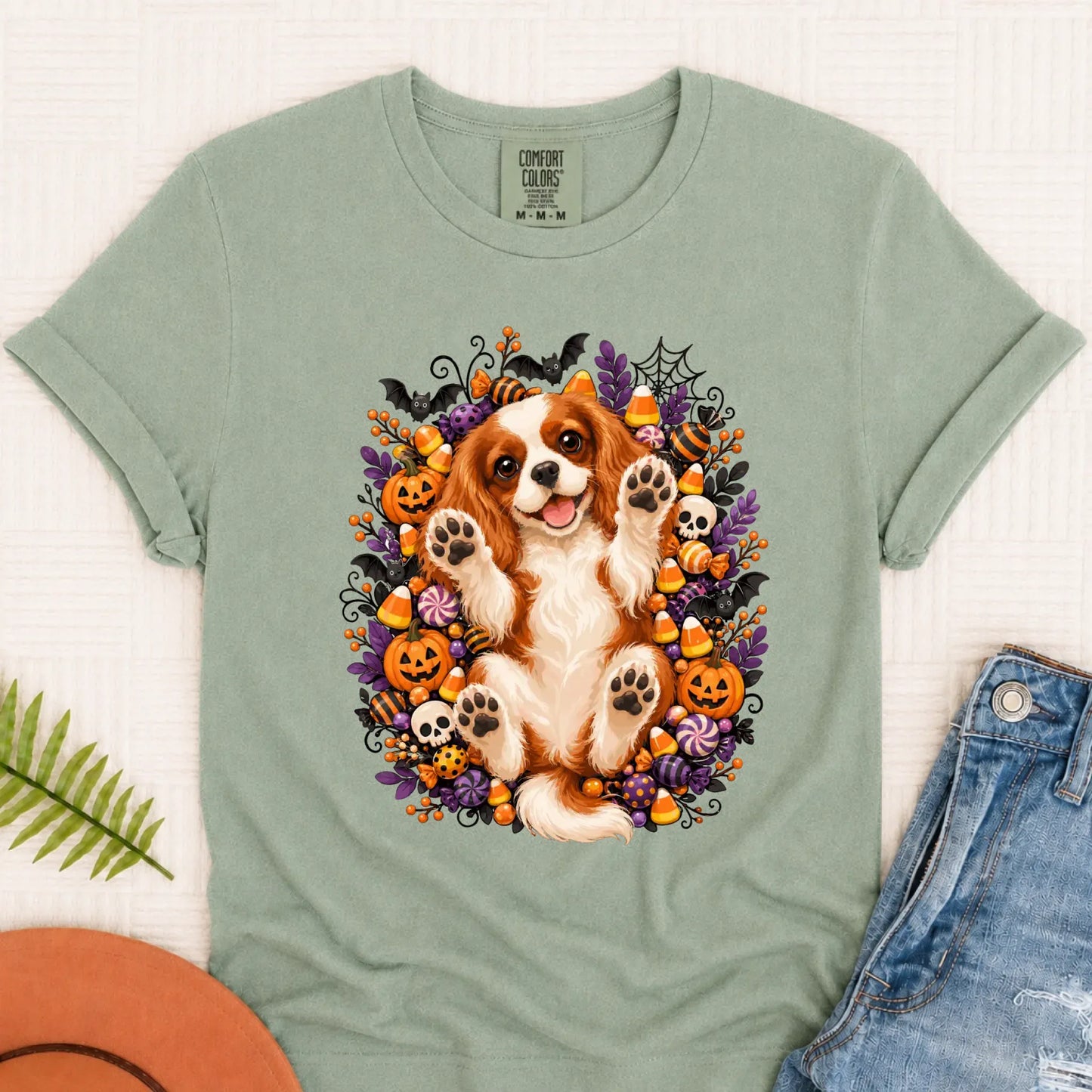 Custom Halloween Belly Rubs Unisex Tshirt Bay