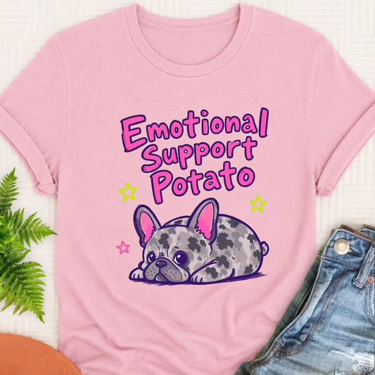 Custom Neon Funny Potato Unisex Tshirt Blossom