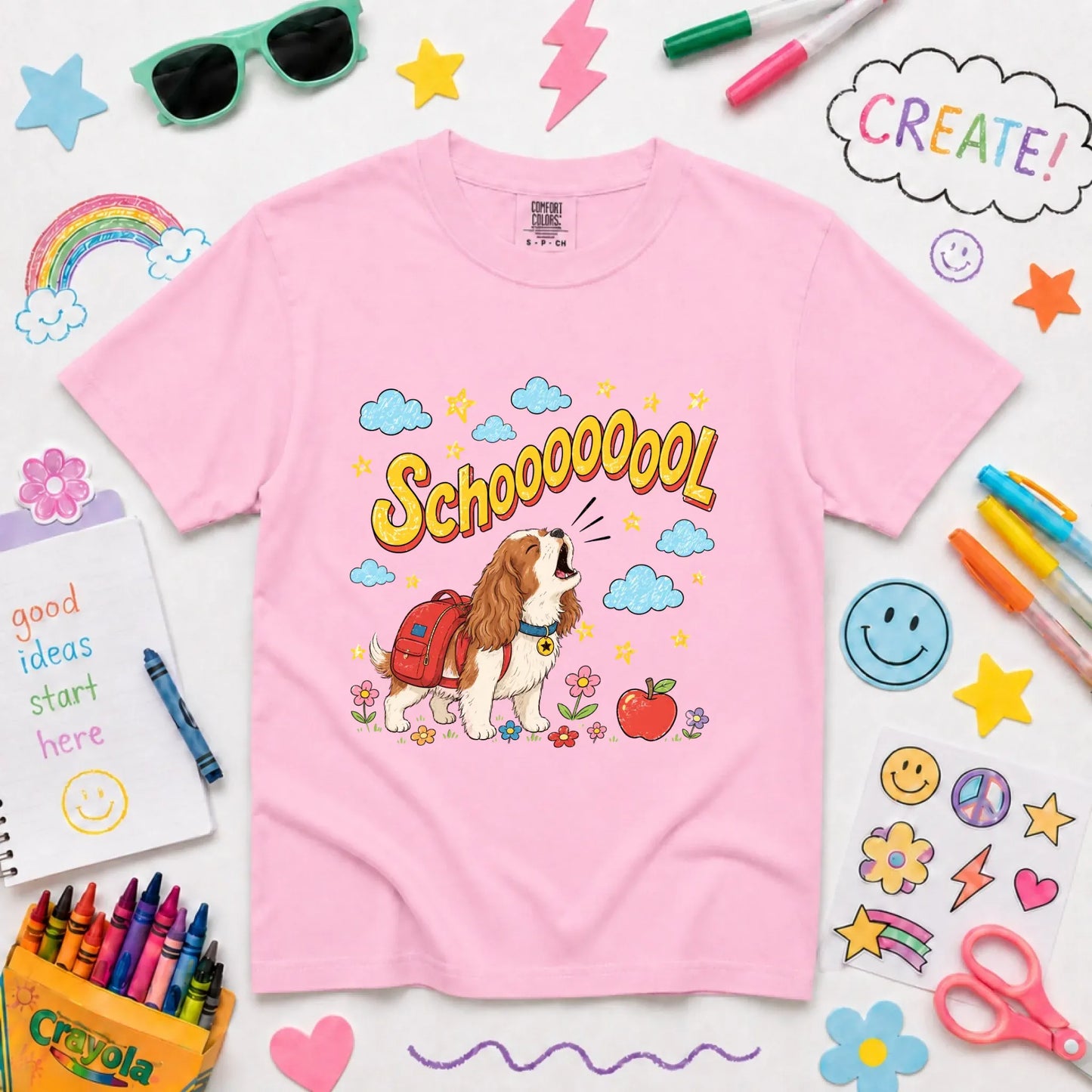 T-Shirt Blossom / XS Custom YOUTH Back to School Unisex Tshirt