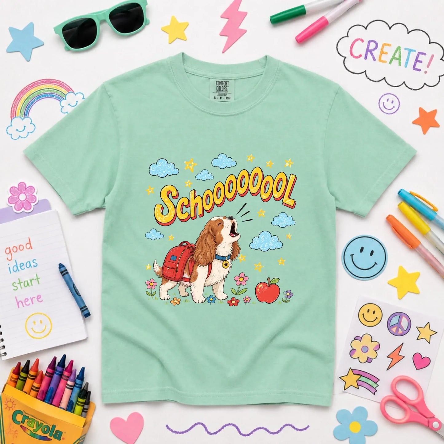 T-Shirt Island Reef / XS Custom YOUTH Back to School Unisex Tshirt
