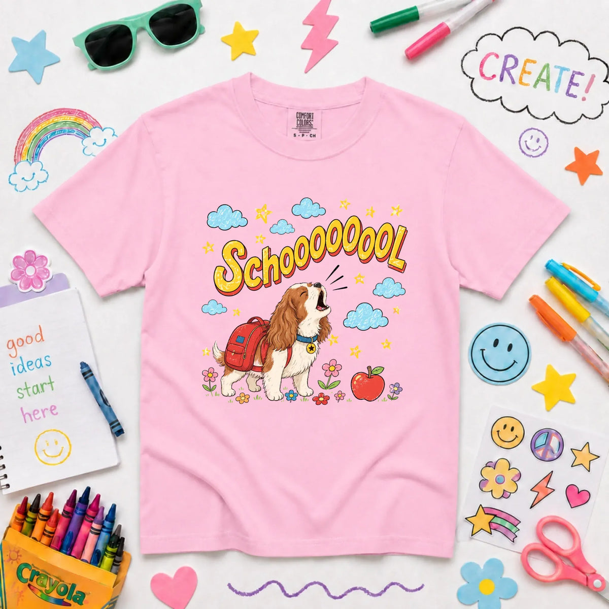 Custom YOUTH Back to School Unisex Tshirt NEW Youth Midweight Tee Blossom