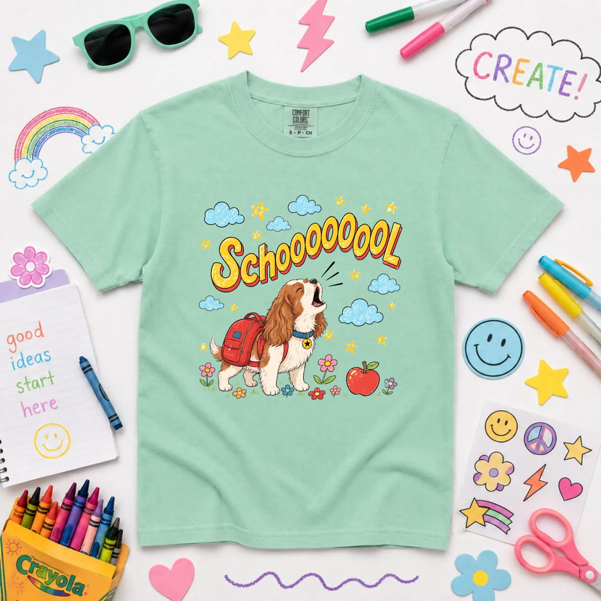 Custom YOUTH Back to School Unisex Tshirt NEW Youth Midweight Tee Island Reef