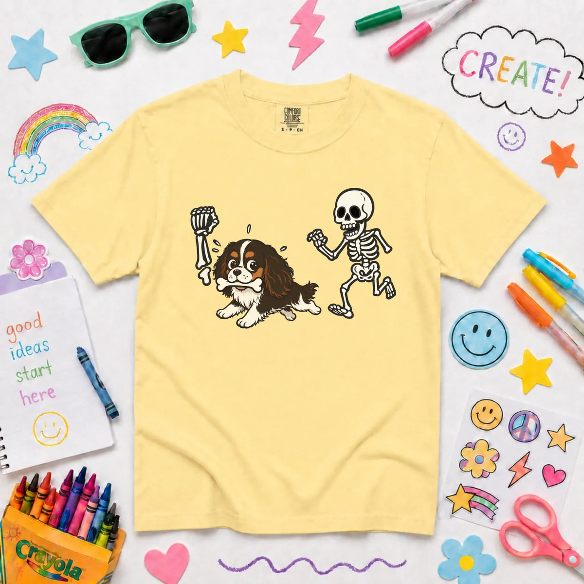 Custom YOUTH Cavalier Grave Robber Unisex TShirt NEW Youth Midweight Tee Butter