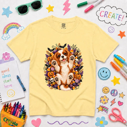 Custom YOUTH Halloween Belly Rubs Unisex Tshirt Butter
