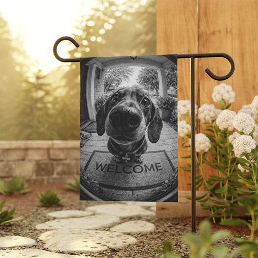 Dachshund Doorbell Camera Welcome Yard Flag