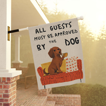 Dachshund Guests Approved by Dog Yard Flag