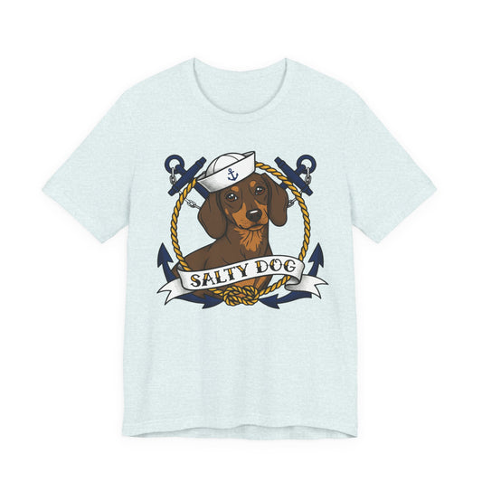 Dachshund Sailor Salty Dog Unisex TShirt