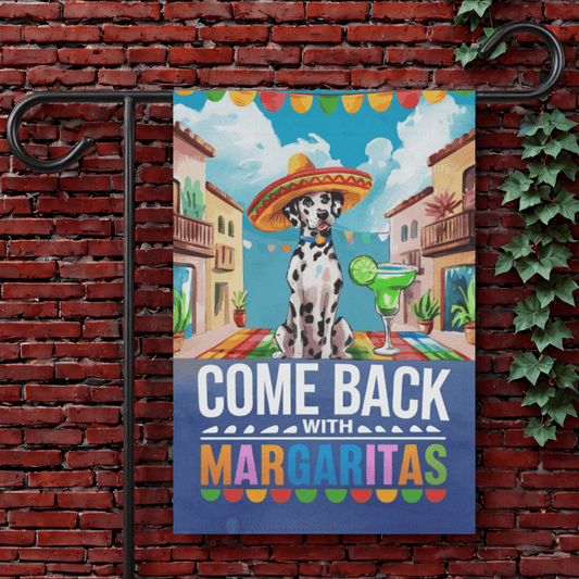 Printify Garden Flag 12'' × 18'' Dalmatian Cinco De Mayo Garden Flag