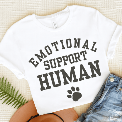Goldie Dog Lover Emotional Support Human Unisex Tshirt White