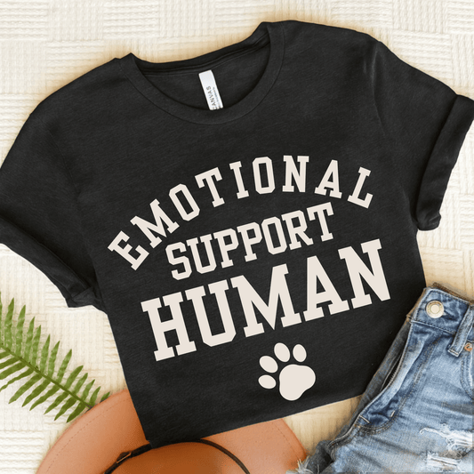 Goldie Dog Lover Emotional Support Human Unisex Tshirt Dark Grey