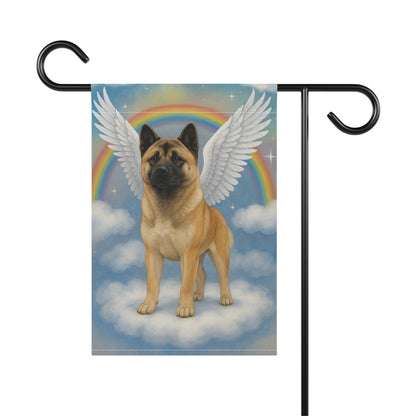 Printify Garden Flag Fawn American Akita Angel Garden Flag
