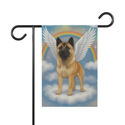 Printify Garden Flag Fawn American Akita Angel Garden Flag
