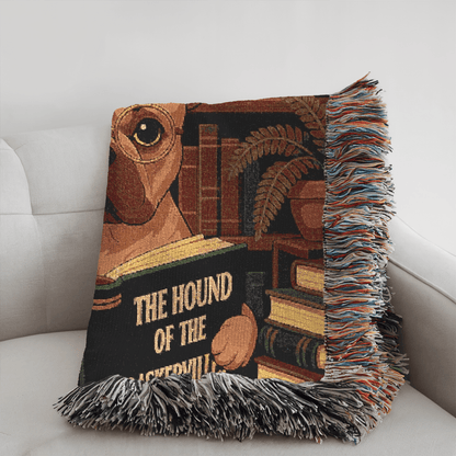 Printify Blanket Fawn French Bulldog Baskervilles Throw Blanket