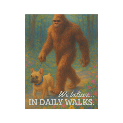 Printify Garden Flag Fawn French Bulldog Bigfoot Garden Flag