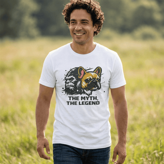 Fawn French Bulldog Bigfoot Myth Legend Unisex Shirt