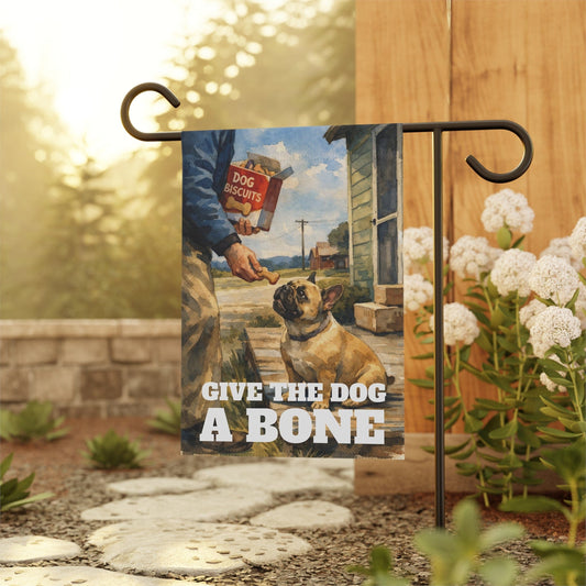 Fawn French Bulldog Biscuits Dog Cookies Garden Flag