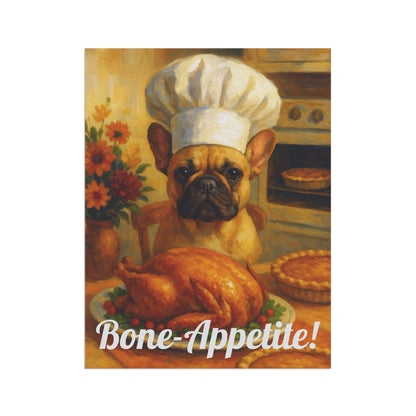 Fawn French Bulldog Bone-Appetite Garden Flag